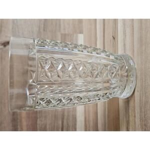 Vintage Anchor Hocking Diamond Clear 14 oz Flat Tumbler Made in 1941